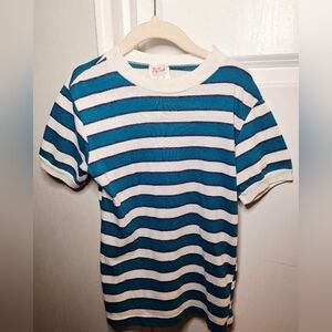 Vintage 80s Striped Tee Made in Canada (5T/6T)